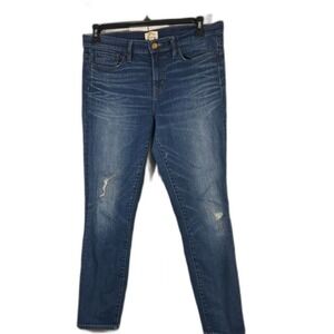 Dark Blue Distressed Women’s Jeans
